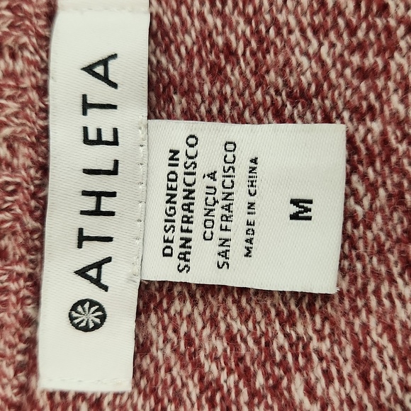 Athleta Mulberry Wool Cashmere Tunic Sweater. Size M - Picture 5 of 9